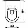 Сиденье LAUFEN FORM SOFT CLOSE белый 8.9767.1.300.000.1